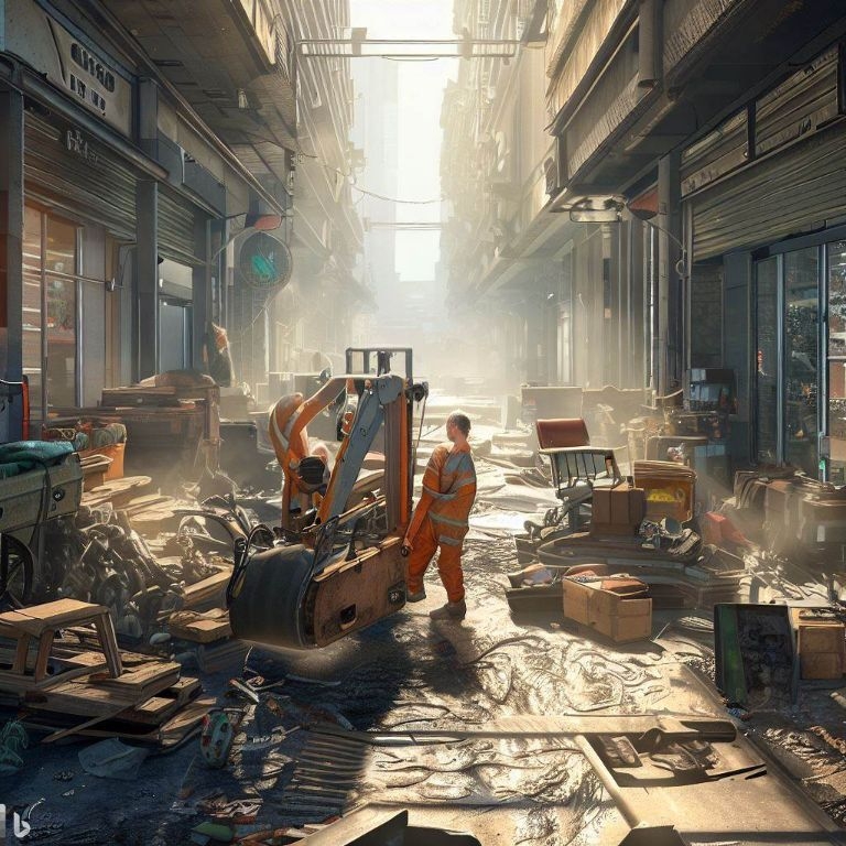 Vaciado de locales comerciales en Aranjuez