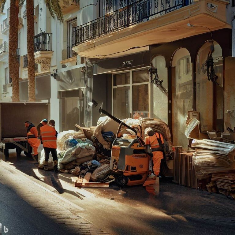 Vaciado de locales comerciales en Tetuan