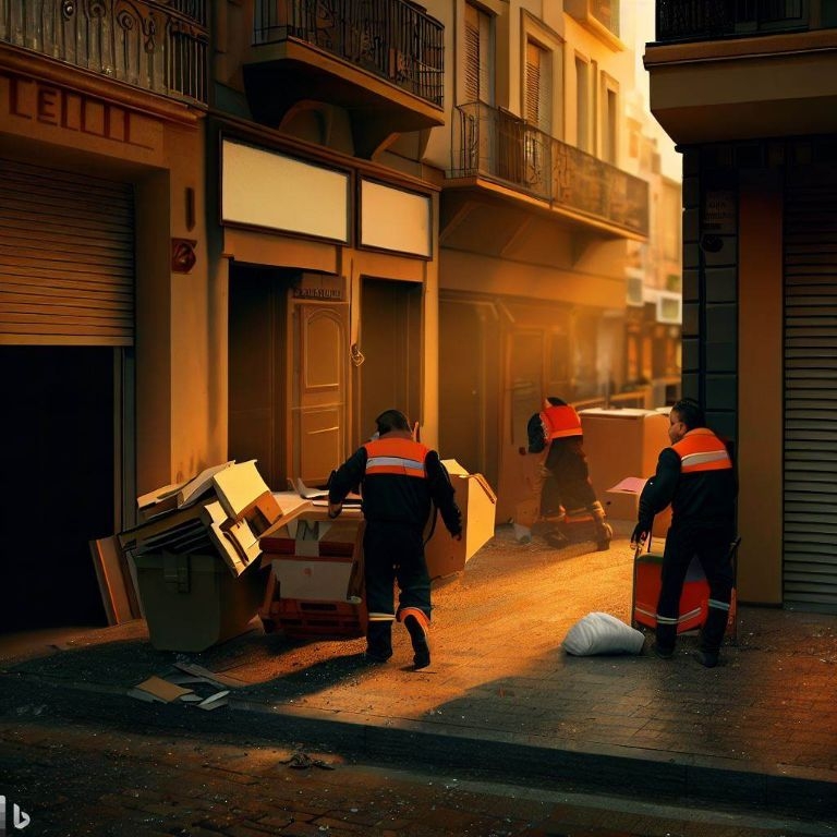 Vaciado de locales comerciales en Colmenarejo