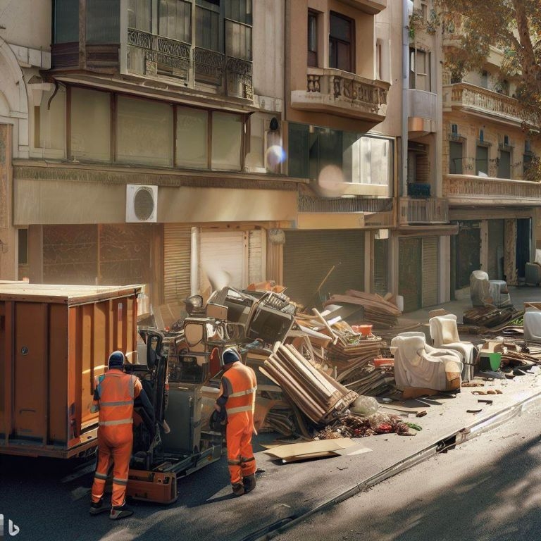 Vaciado de locales comerciales en Hoyo de Manzanares