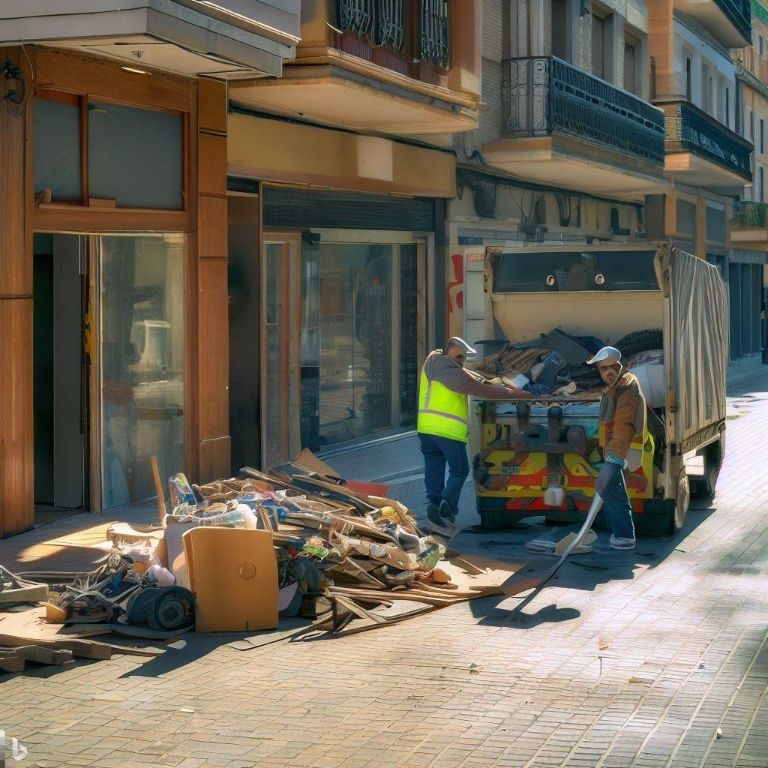Vaciado de locales comerciales en Torrejon de Ardoz