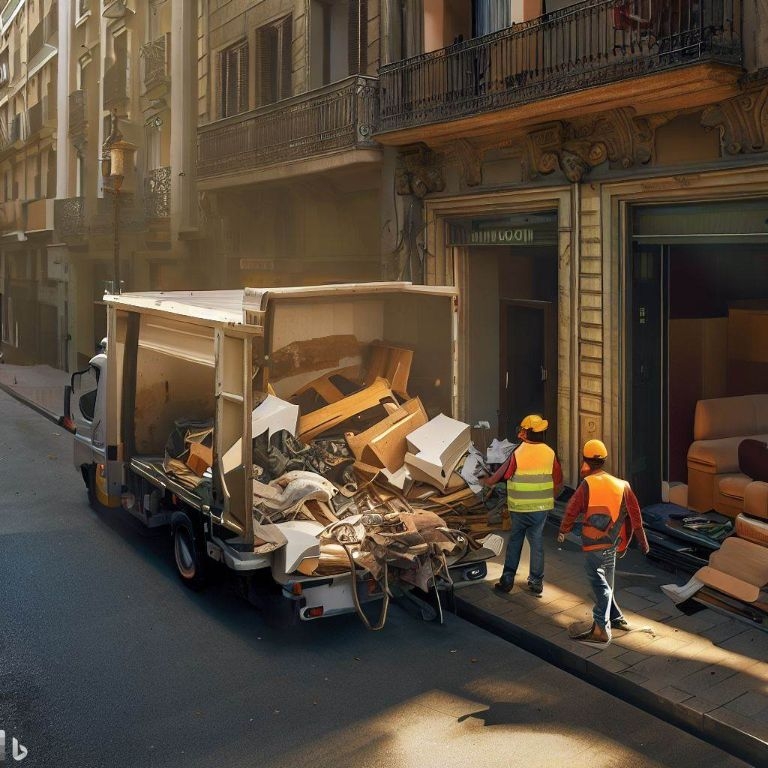 Vaciado de locales comerciales en El Boalo