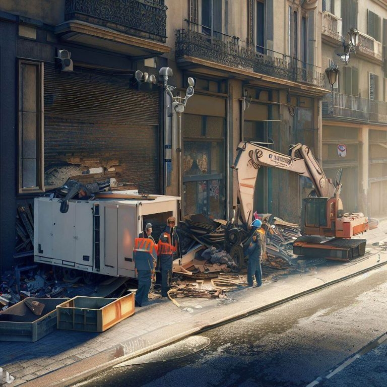 Vaciado de locales comerciales en Cercedilla