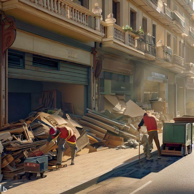 Reciclaje en el vaciado de locales comerciales: Fomento de la responsabilidad ambiental
